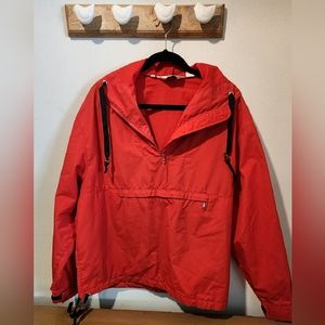 Vintage Woolrich Large Red Pullover jacket